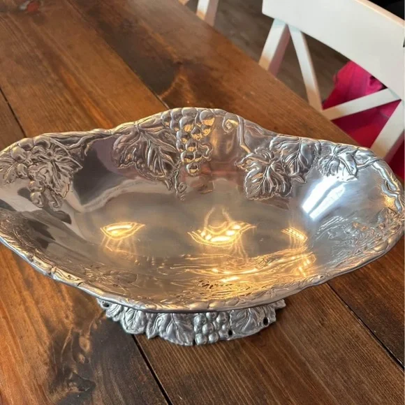 Arthur Court Pedestal Bowl - Picture 2 of 3